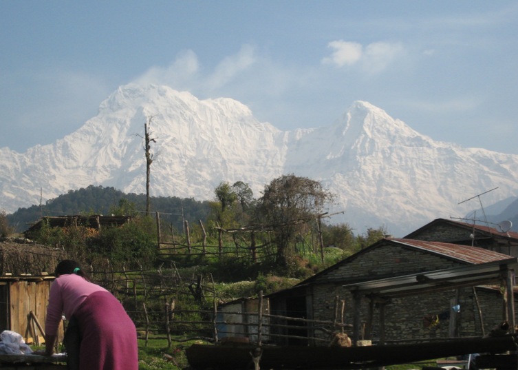 View from Pothana Guest house